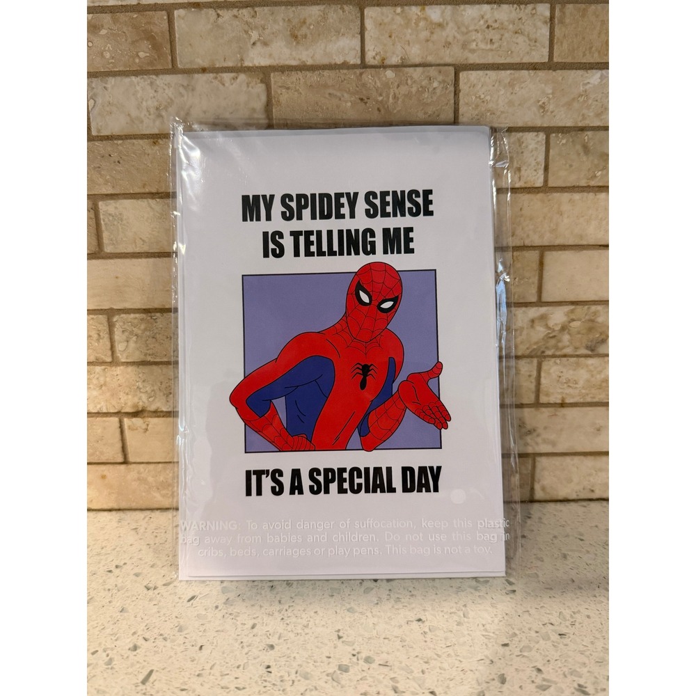 Marvel Spider-Man Spidey Sense Birthday Pop-Up Card